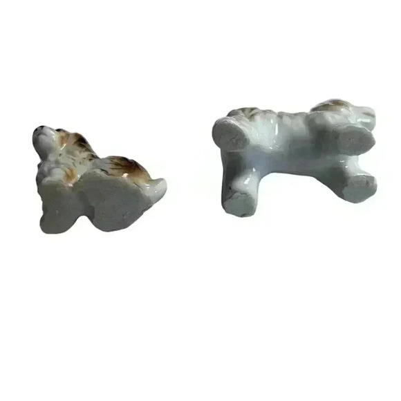 Vintage Miniature Cocker Spaniel Porcelain Figurines - Picture 7 of 10